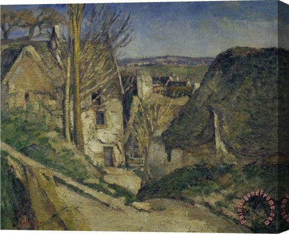 Paul Cezanne La Maison Du Pendu The House of The Hanged Man 1873 Stretched Canvas Painting / Canvas Art