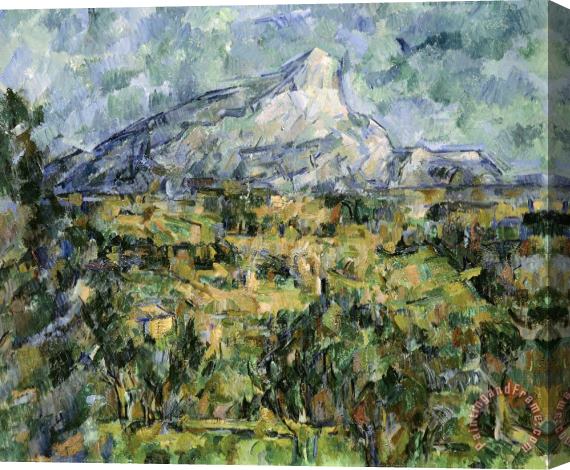 Paul Cezanne Landscape of Aix Mont Sainte Victoire Stretched Canvas Print / Canvas Art