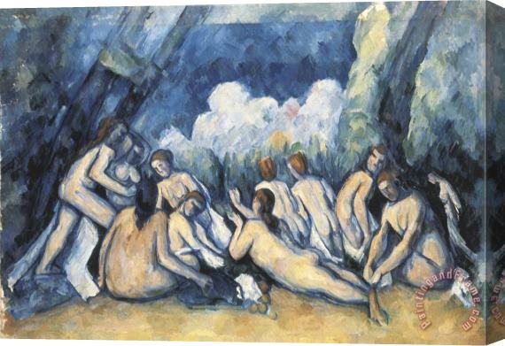 Paul Cezanne Large Bathers Stretched Canvas Painting / Canvas Art