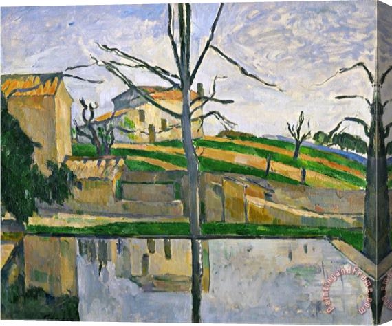 Paul Cezanne Le Bassin Du Jas De Bouffan 1878 Stretched Canvas Print / Canvas Art