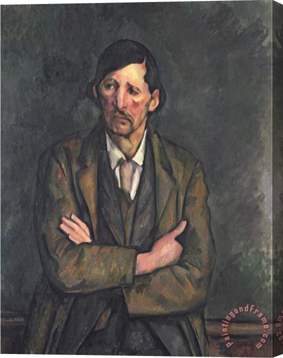 Paul Cezanne Man with Crossed Arms C 1899 Stretched Canvas Print / Canvas Art