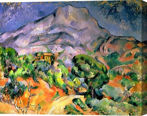 Paul Cezanne Mont Saint Victoire 1900 Stretched Canvas Painting / Canvas Art