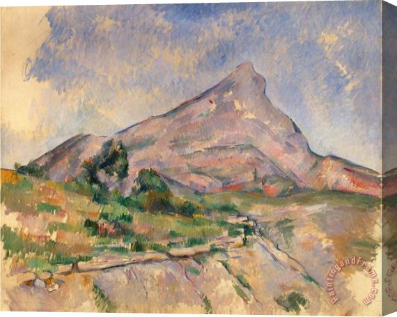 Paul Cezanne Mont Sainte Victoire 1897 98 Stretched Canvas Painting / Canvas Art