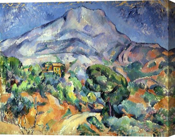 Paul Cezanne Mont Sainte Victoire Seen From La Route Du Tholonet Stretched Canvas Print / Canvas Art