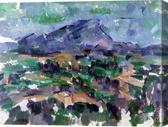 Paul Cezanne Montagne Sainte Victoire 1904 06 Stretched Canvas Print / Canvas Art