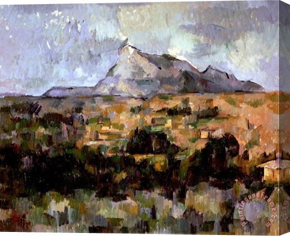 Paul Cezanne Montagne Sainte Victoire Circa 1882 85 Stretched Canvas Painting / Canvas Art