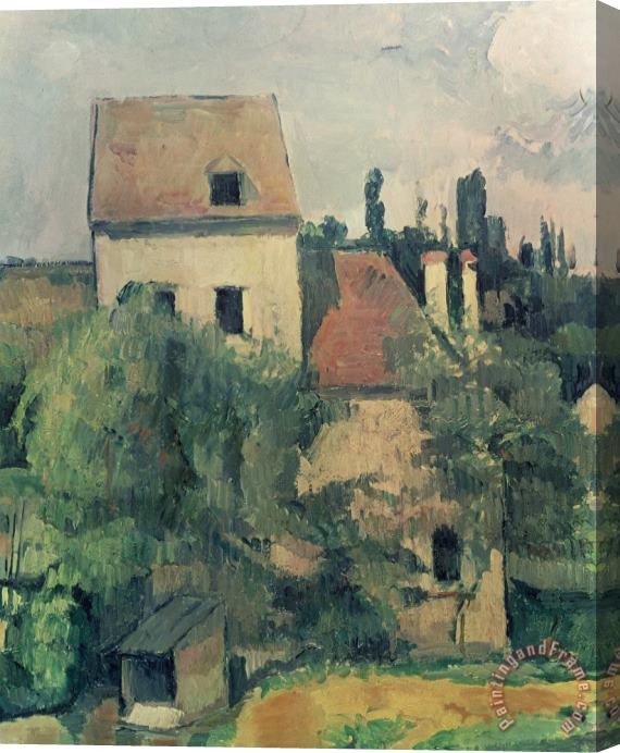 Paul Cezanne Moulin De La Couleuvre At Pontoise Stretched Canvas Print / Canvas Art