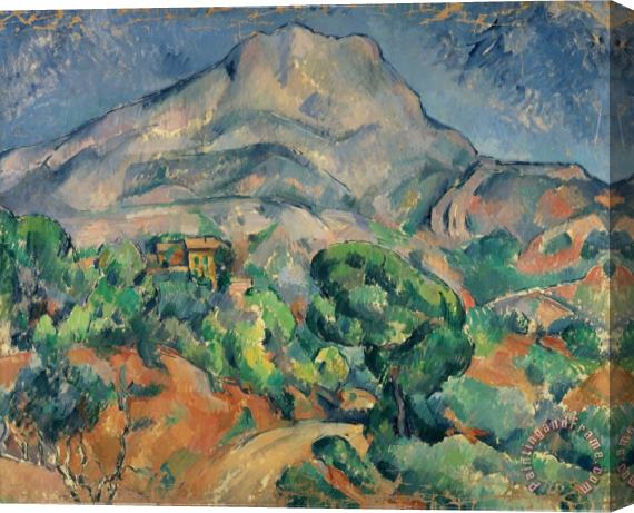 Paul Cezanne Mount Saint Victoire Stretched Canvas Painting / Canvas Art