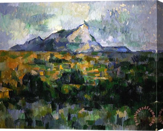Paul Cezanne Mount Sainte Victoire 1906 Stretched Canvas Painting / Canvas Art