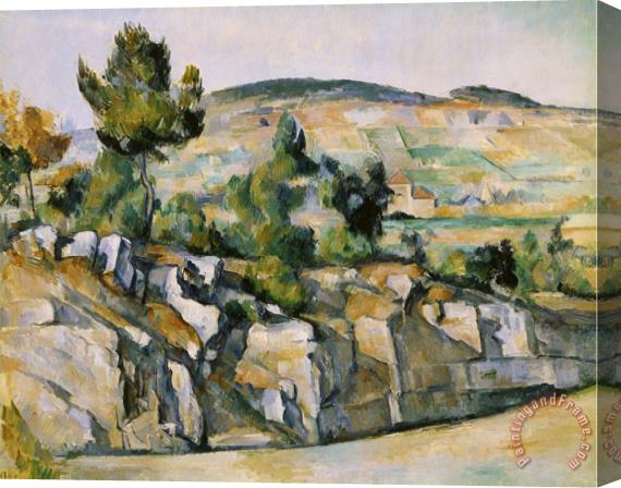Paul Cezanne Mountains in Provence Stretched Canvas Painting / Canvas Art