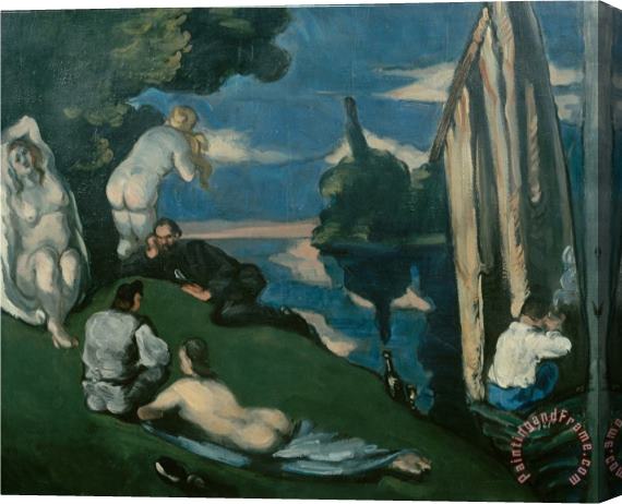 Paul Cezanne Pastoral Stretched Canvas Print / Canvas Art