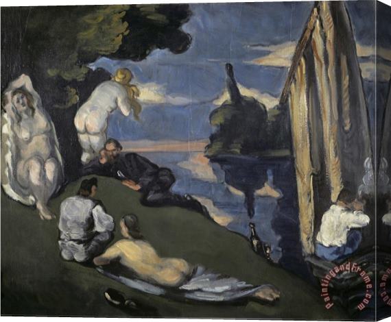 Paul Cezanne Pastorale Stretched Canvas Print / Canvas Art