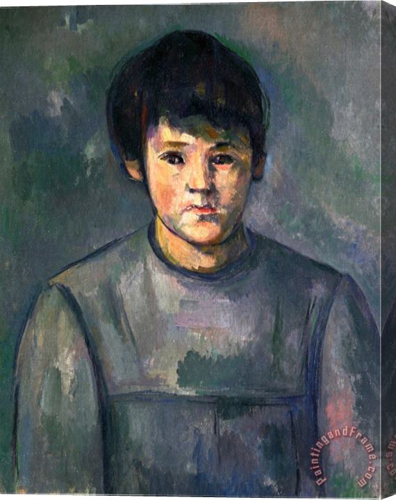 Paul Cezanne Portrait of a Girl Circa 1896 Stretched Canvas Painting / Canvas Art