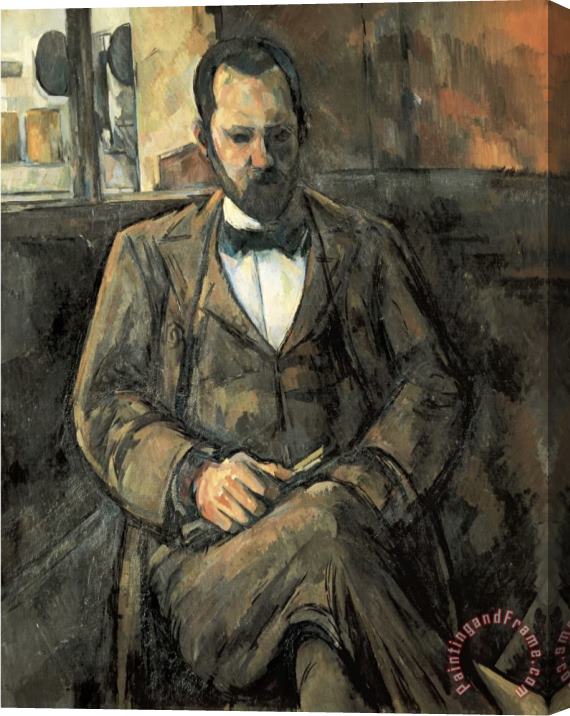 Paul Cezanne Portrait of Ambroise Vollard Stretched Canvas Painting / Canvas Art
