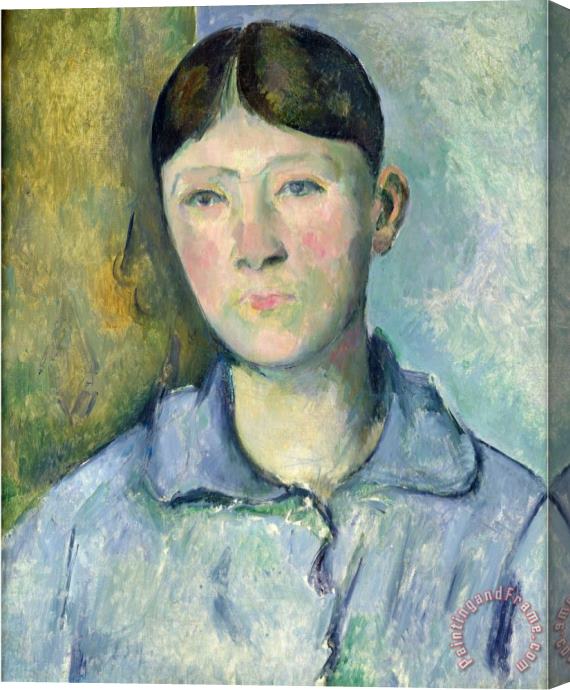 Paul Cezanne Portrait of Madame Cezanne 1885 90 Stretched Canvas Painting / Canvas Art
