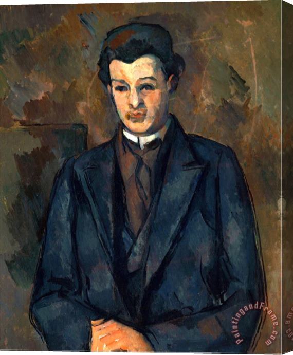 Paul Cezanne Portrait of The Painter Alfred Hauge 1899 Stretched Canvas Print / Canvas Art