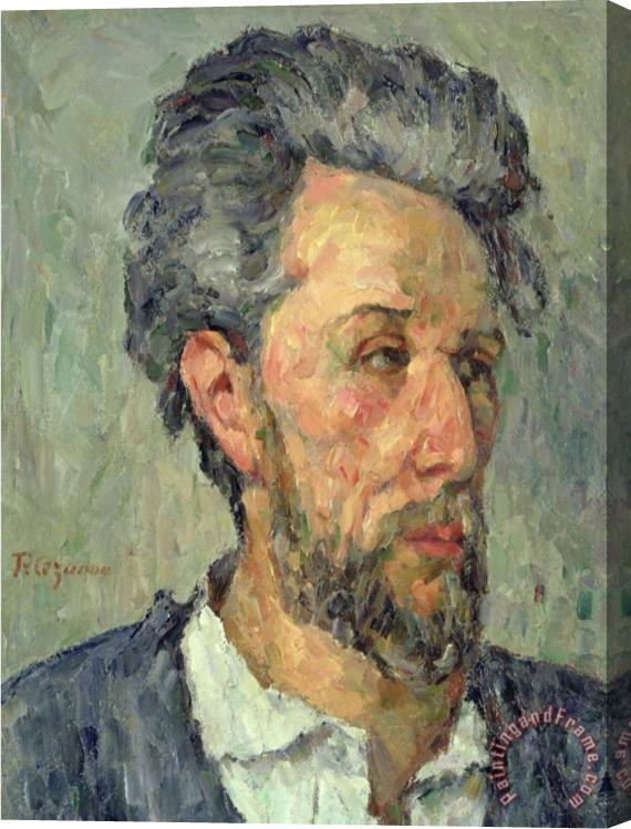 Paul Cezanne Portrait of Victor Chocquet 1876 77 Stretched Canvas Painting / Canvas Art