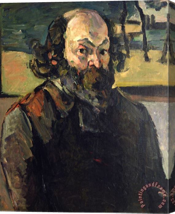 Paul Cezanne Self Portrait Circa 1873 76 Stretched Canvas Painting / Canvas Art