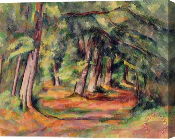Paul Cezanne Sous Bois 1890 94 Stretched Canvas Painting / Canvas Art