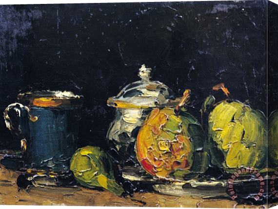 Paul Cezanne Still Life Circa 1865 Stretched Canvas Print / Canvas Art