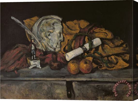 Paul Cezanne Still Life of The Artist S Accessories 1872 Stretched Canvas Print / Canvas Art
