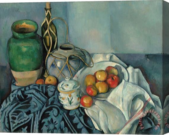 Paul Cezanne Still Life with Apples 1893 1894 Stretched Canvas Print / Canvas Art