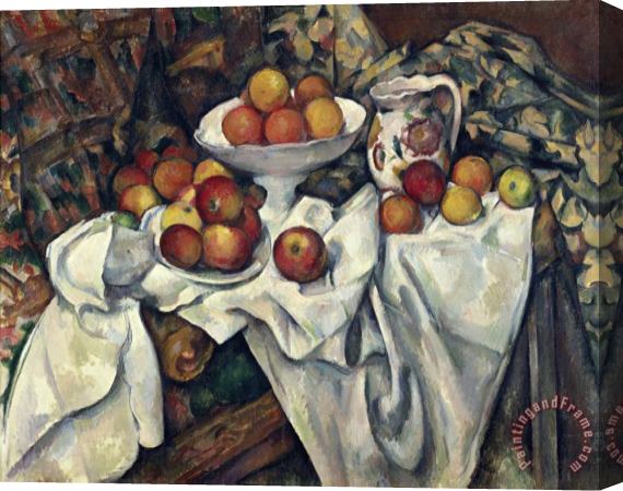 Paul Cezanne Still Life with Apples And Oranges About 1895 1900 Stretched Canvas Print / Canvas Art