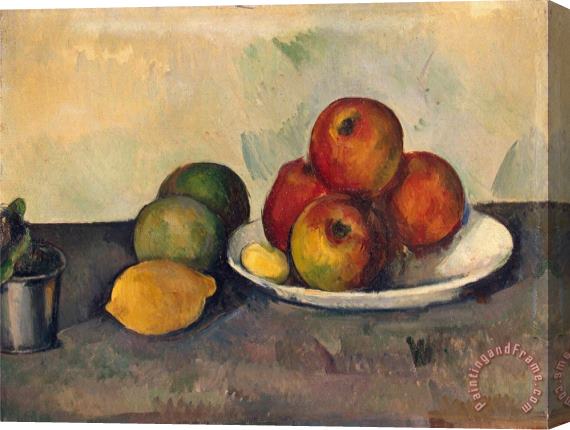 Paul Cezanne Still Life with Apples C 1890 Stretched Canvas Print / Canvas Art