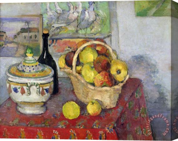 Paul Cezanne Still Life with Tureen Stretched Canvas Painting / Canvas Art