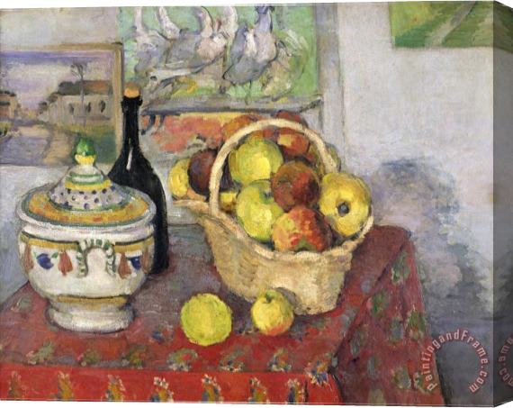 Paul Cezanne Still Life with Tureen Stretched Canvas Print / Canvas Art