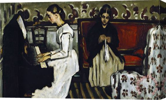 Paul Cezanne Tannhauser Overture Circa 1869 Stretched Canvas Print / Canvas Art