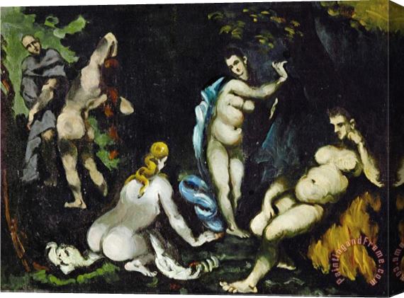 Paul Cezanne Temptation of Saint Anthony 1867 70 Stretched Canvas Painting / Canvas Art
