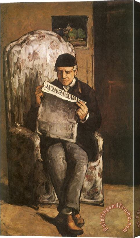 Paul Cezanne The Artist S Father 1866 Stretched Canvas Painting / Canvas Art