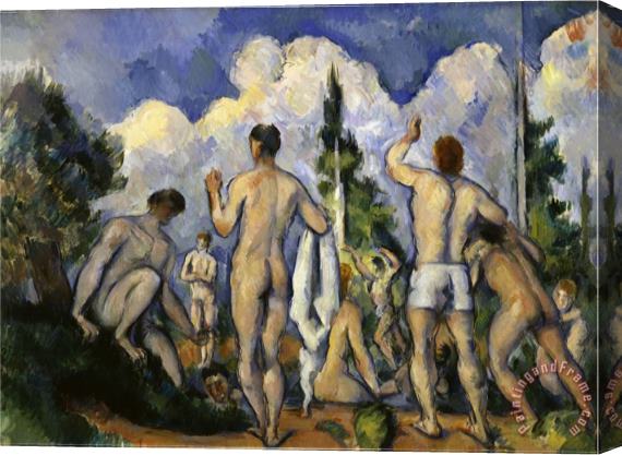 Paul Cezanne The Bathers C 1890 Stretched Canvas Painting / Canvas Art