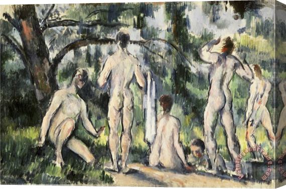 Paul Cezanne The Bathers Stretched Canvas Print / Canvas Art