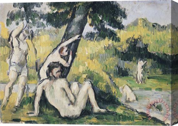 Paul Cezanne The Bathing Place Stretched Canvas Painting / Canvas Art
