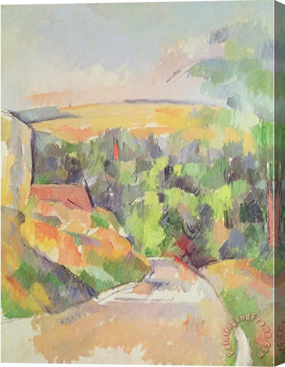 Paul Cezanne The Bend in The Road 1900 06 Stretched Canvas Painting / Canvas Art