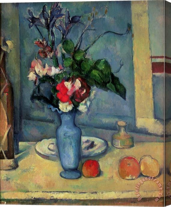 Paul Cezanne The Blue Vase 1889 90 Stretched Canvas Painting / Canvas Art