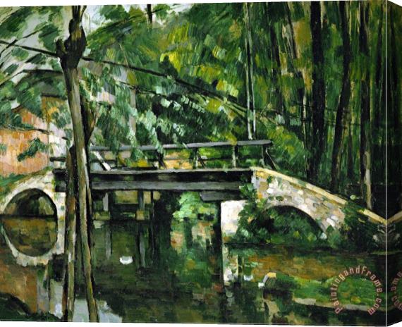 Paul Cezanne The Bridge at Maincy Near Melun 1879 Stretched Canvas Painting / Canvas Art