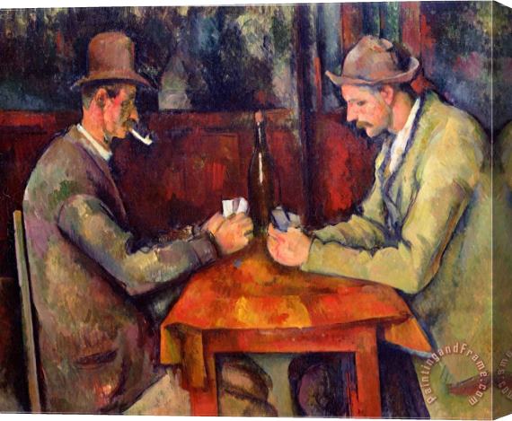 Paul Cezanne The Card Players 1893 96 Stretched Canvas Print / Canvas Art