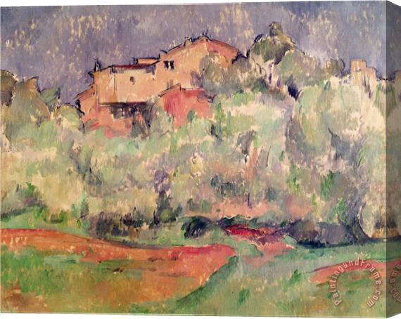 Paul Cezanne The House at Bellevue 1888 92 Stretched Canvas Painting / Canvas Art