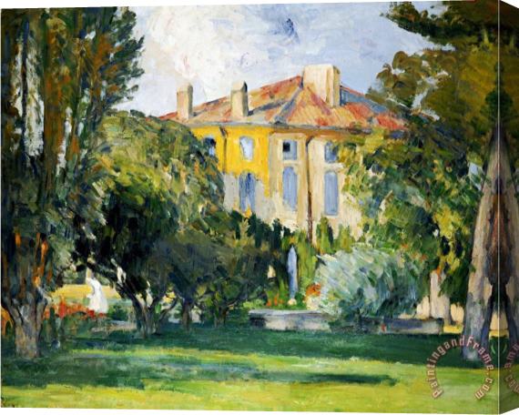 Paul Cezanne The House at Jas De Bouffan 1882 85 Stretched Canvas Painting / Canvas Art
