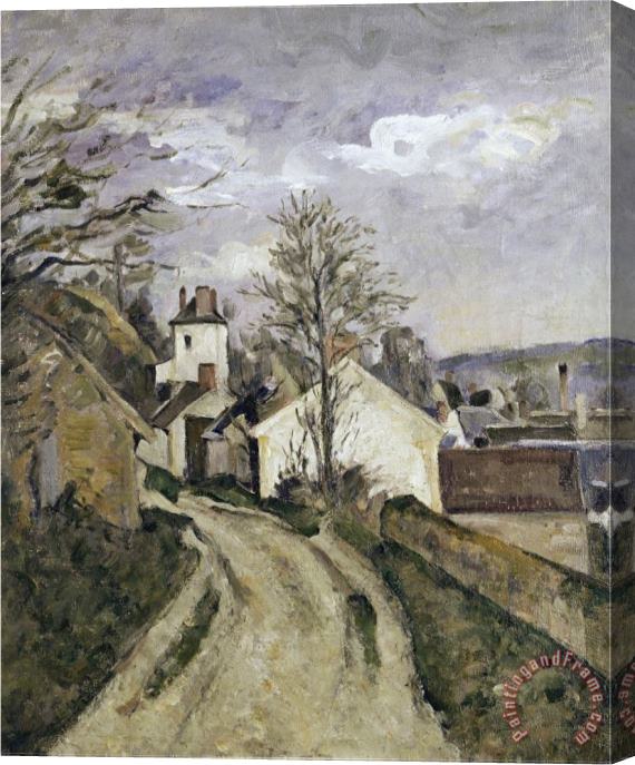 Paul Cezanne The House of Dr Gachet at Auvers C 1873 Stretched Canvas Painting / Canvas Art