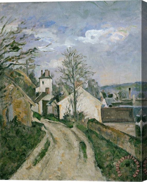Paul Cezanne The House of Dr Gachet at Auvers Circa 1873 Stretched Canvas Painting / Canvas Art