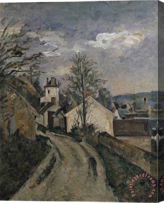 Paul Cezanne The House of Dr Gachet Stretched Canvas Print / Canvas Art