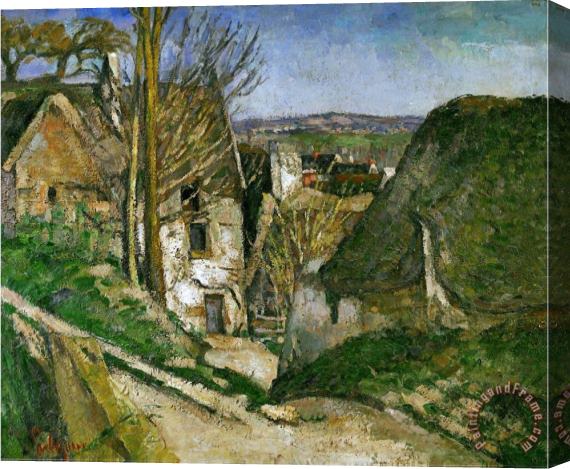 Paul Cezanne The House of The Hanged Man 1873 Stretched Canvas Print / Canvas Art