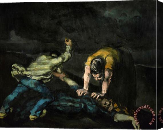 Paul Cezanne The Murder 1868 Stretched Canvas Print / Canvas Art