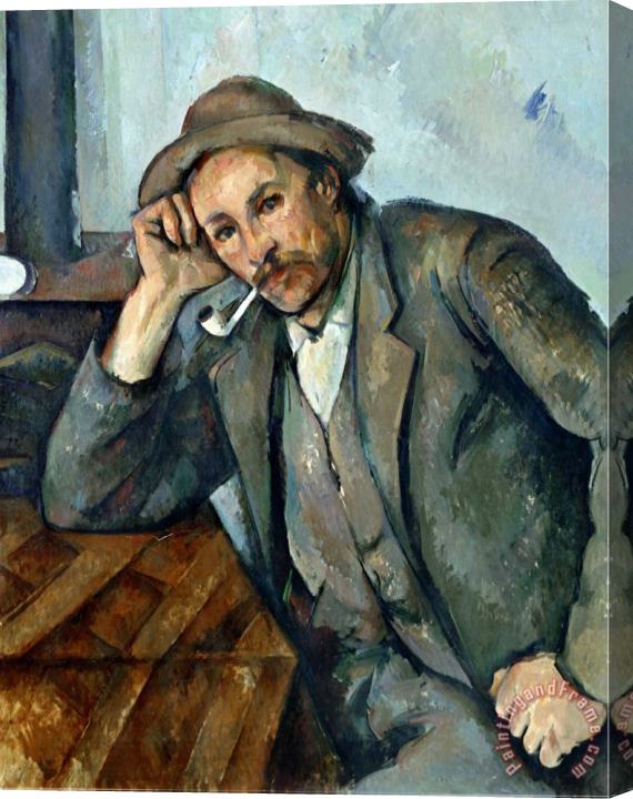 Paul Cezanne The Pipe Smoker Stretched Canvas Print / Canvas Art