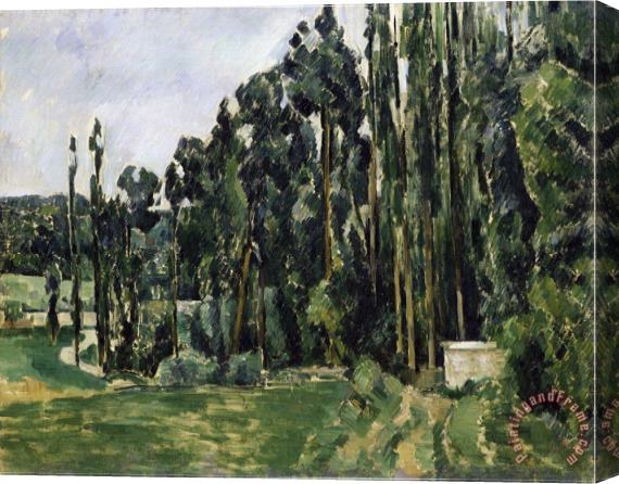 Paul Cezanne The Poplars C 1879 82 Stretched Canvas Painting / Canvas Art