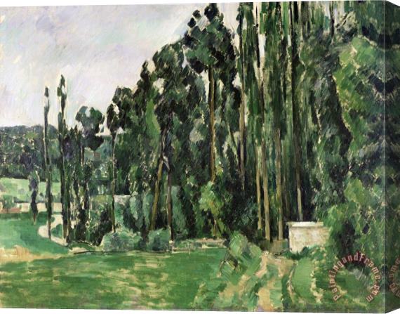 Paul Cezanne The Poplars Circa 1879 82 Stretched Canvas Painting / Canvas Art